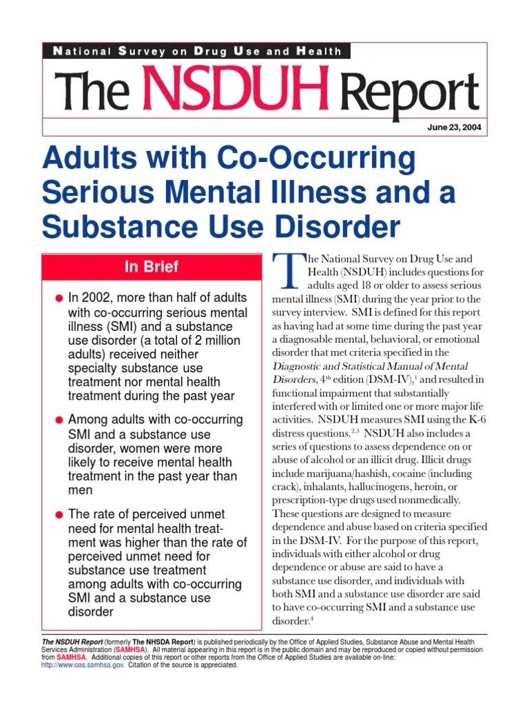 Cooccurring | PDF | Substance Abuse | Mental Disorder