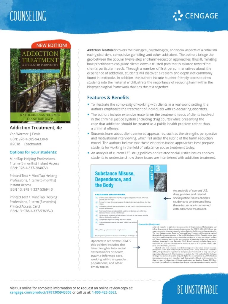 Addiction Treatment: A Strengths Perspective | PDF | Cannabis (Drug) | Substance Use Disorder