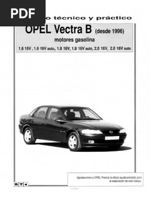 Manual Taller Opel Vectra 1 6 1 8 2 0 Pdf