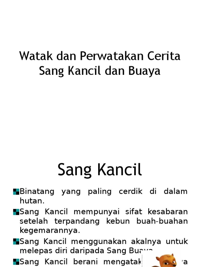 Kamus besar bahasa indonesia lengkap full version dan gratis. Cerita Sang Kancil Dan Buaya Pdf