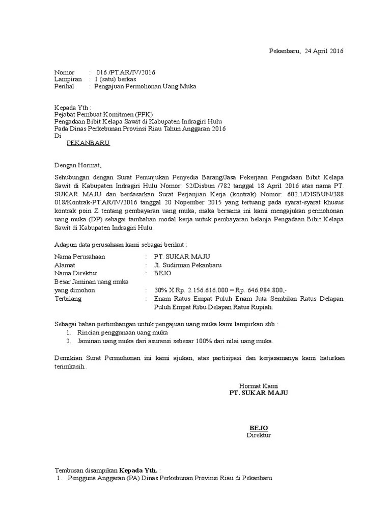 Syarat pengajuan bank garansi, permohonan bank garansi, bank garansi akhir tahun, bank garansi bank . Yuk Cek 11 Surat Permohonan Uang Muka Paling Lengkap Contoh Surat Pernyataan Dinas