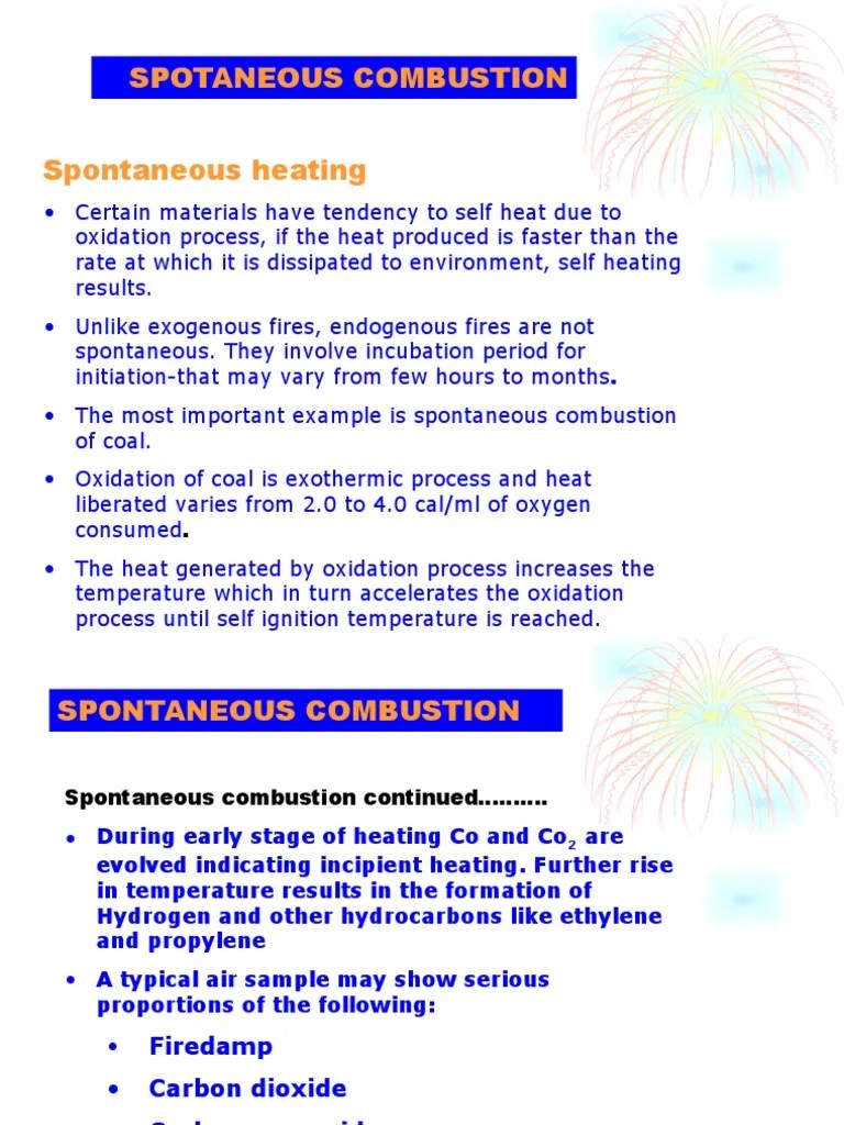 Understanding The Causes And Detection Of Spontaneous Combustion In ...