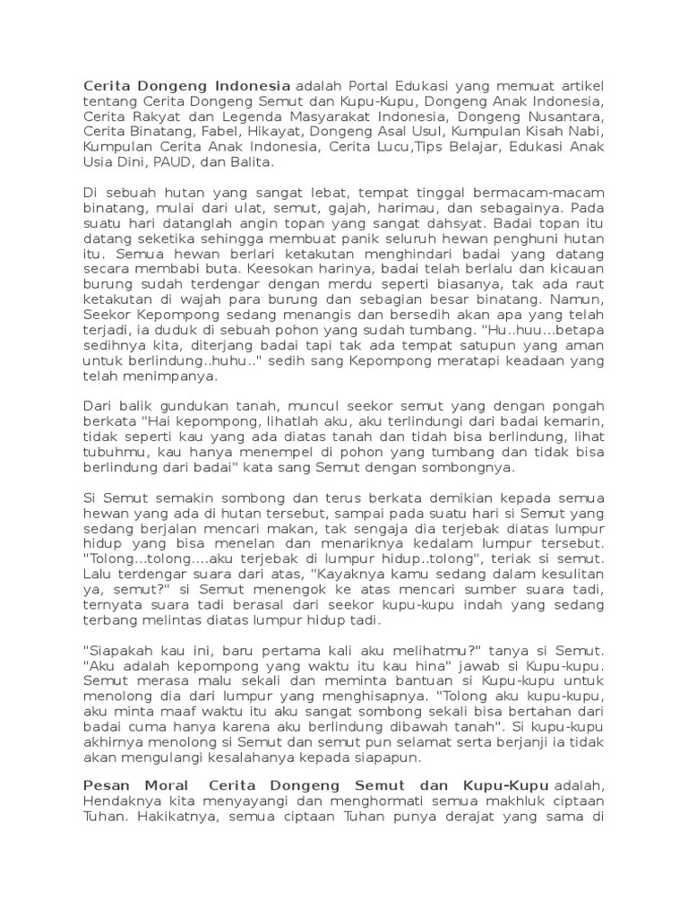 Semut Dan Kupukupu | PDF