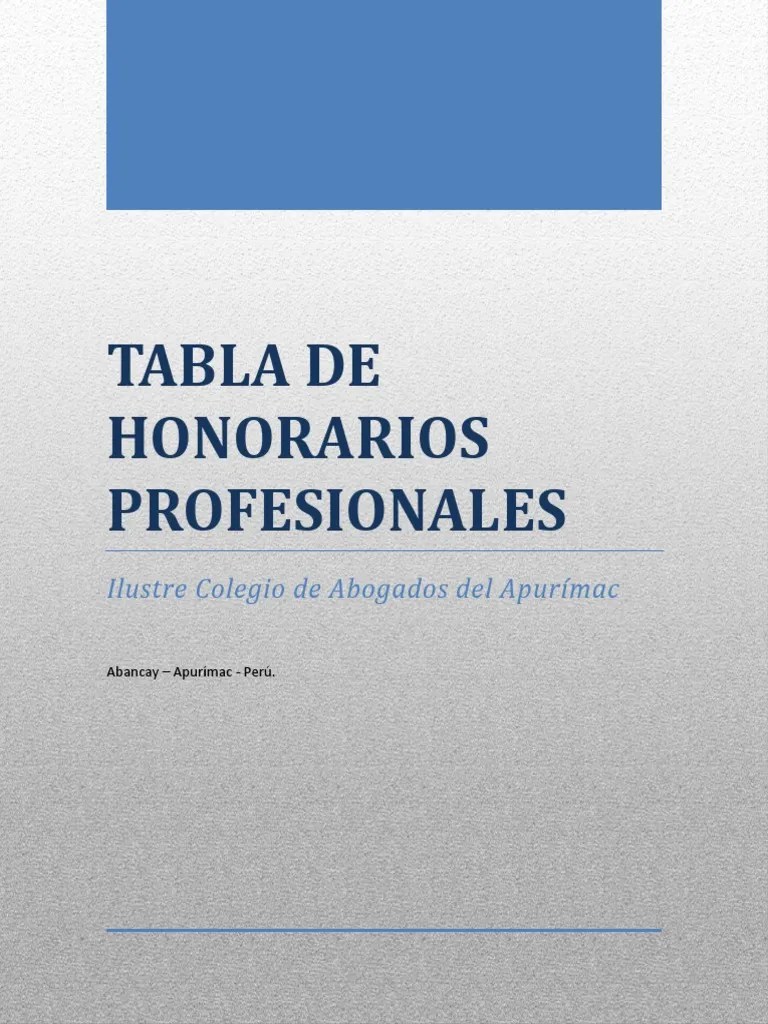 HONORARIOS PROFESIONALES COLEGIO ABOGADOS LIMA.pdf