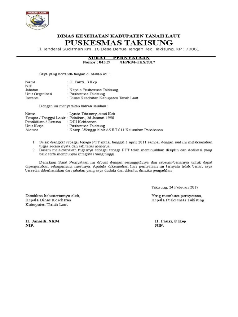 Sikap indisipliner dan pelanggaran tata tertib saat bekerja akan mengakibatkan kamu mendapatkan surat peringatan karena tidak disiplin. Surat Pernyataan Pdf