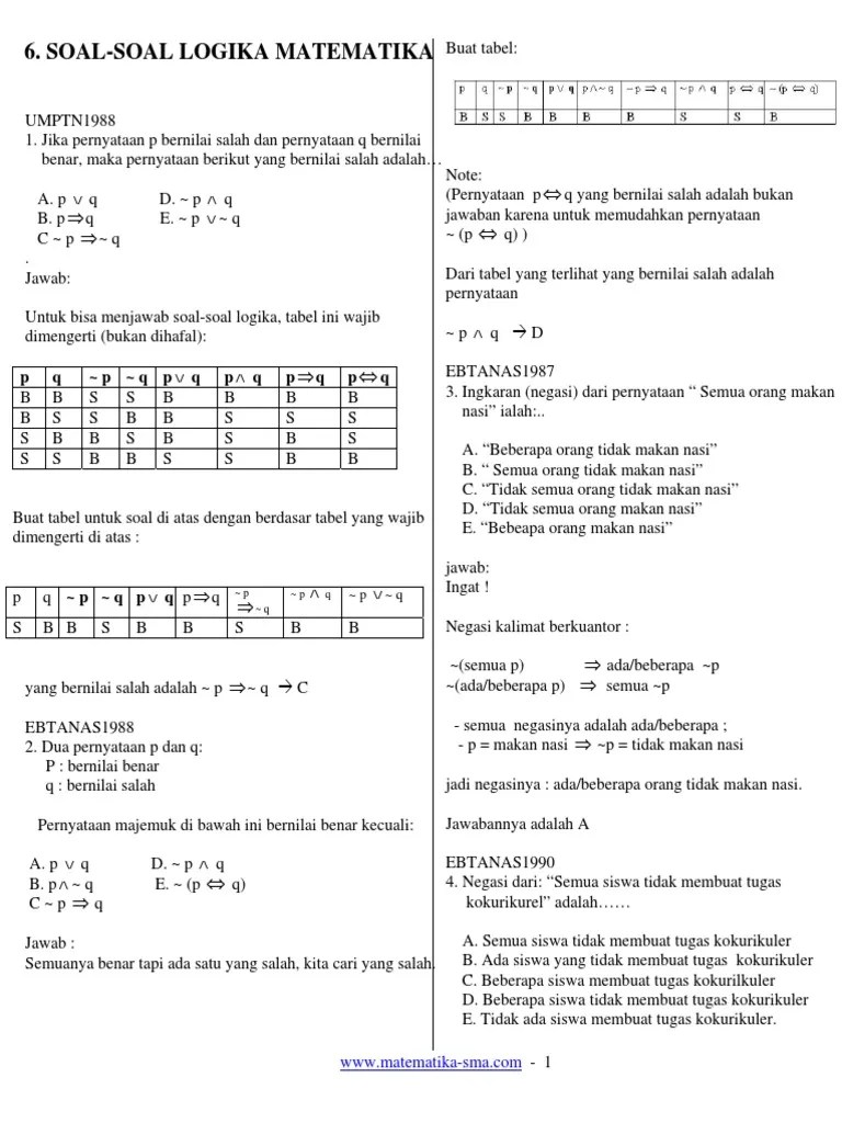 22 Contoh Soal Logika Matematika Beserta Pembahasan Rincinya Tinjau node voltage vs.