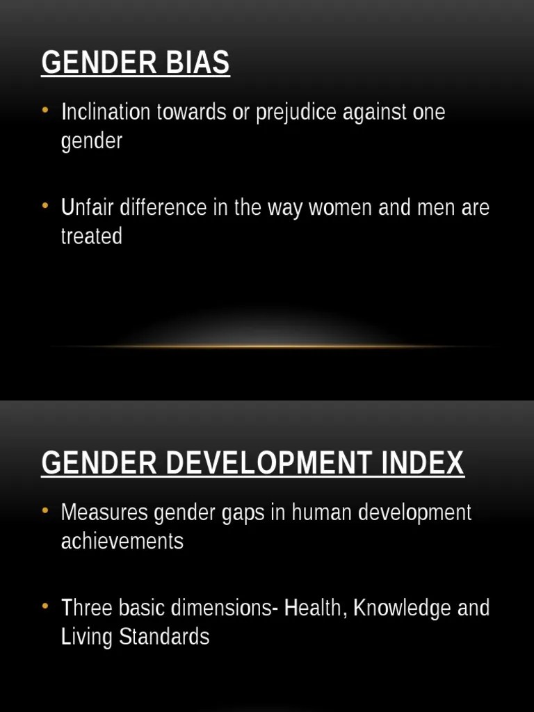 Gender Bias | PDF | Literacy | Taxes