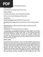 Zalihah atas ucapan sebentar tadi. Teks Ucapan Ringkas Pdf