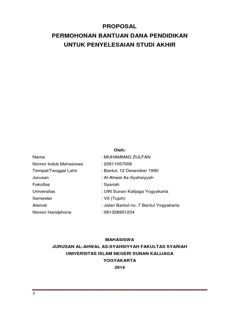 Bagan alur tahapan seleksi beasiswa s2. 34 Contoh Proposal Bantuan Dana Kuliah Ke Bupati Info Dana Tunai
