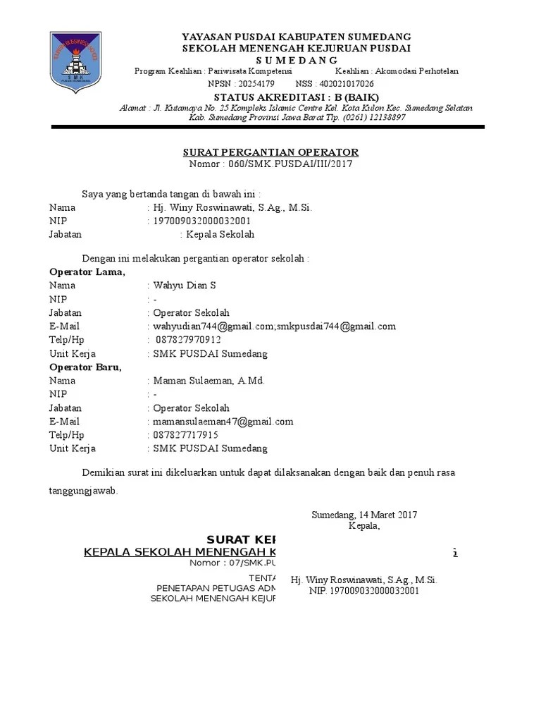 Contoh Surat Keputusan Pergantian Antar Waktu Sonyvaiorestoredownloadsale Tanggungharjo 31 Maret 2018 Kwartir Ranting Gerakan Pramuka Tanggungharjo telah melantikan Pengurus Pergantian Antar Waktu PAW Dewan Kerja Ranting Pramuka Penegak dan Pramuka Pandega Tanggungharjo untuk masa bakti 2017-2022 bertempat di Sasana Dwija.