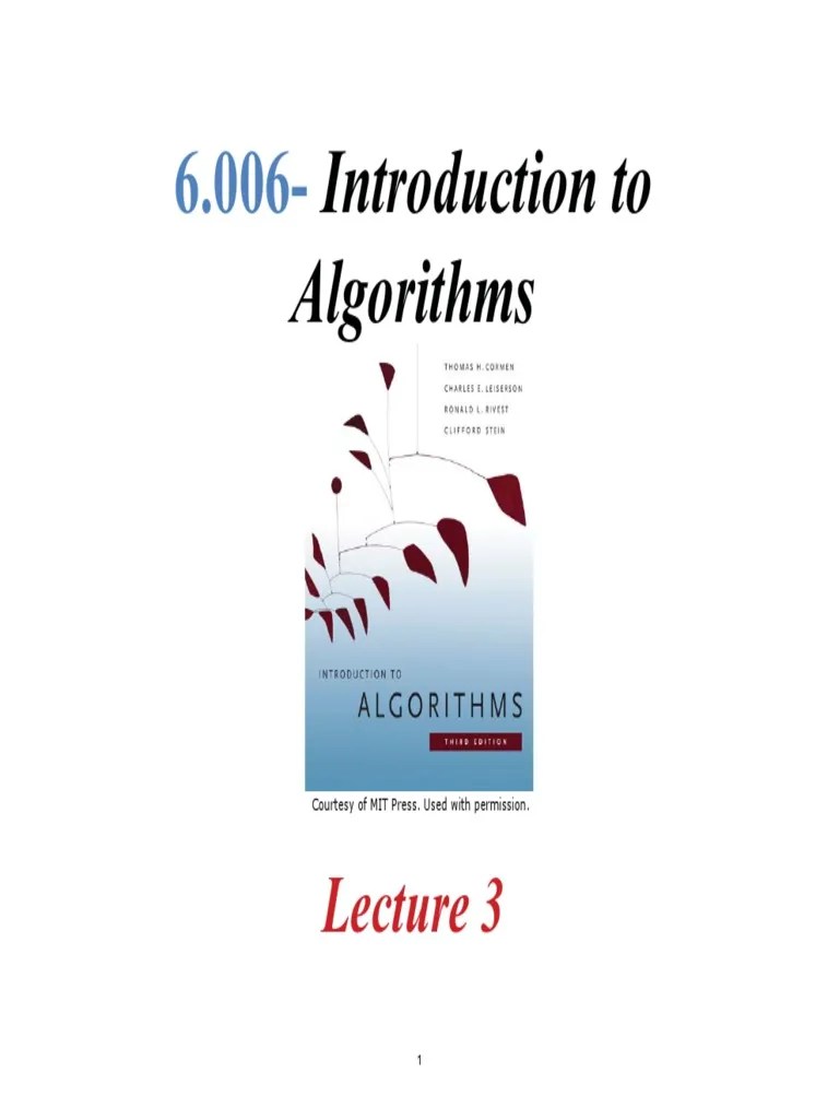 Introduction To Algorithms-MIT | PDF | Array Data Structure | Discrete ...