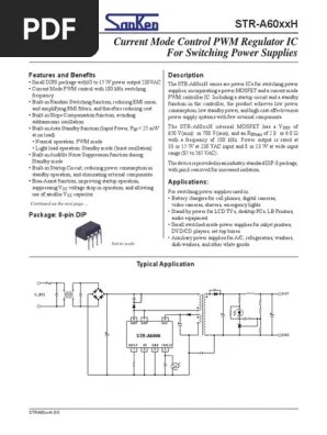 Oscilador De Fuente Tv Lcd Str A6069h Pasokan Daya Mosfet