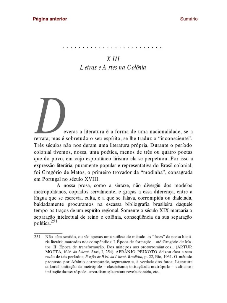 Historia Da Civilização Brasileira - 4 | PDF | Brasil | Barroco