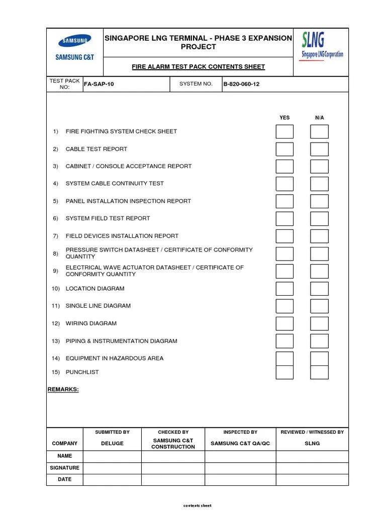 Qc check list (final)
