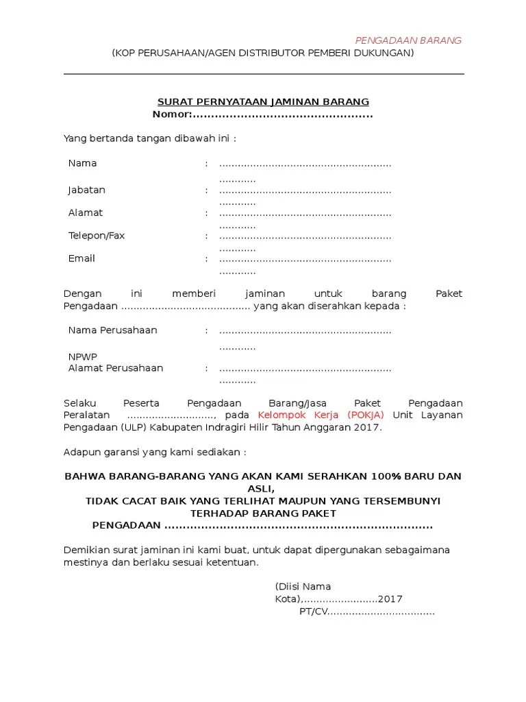Contoh surat pernyataan di atas harus ditulis ulang menggunakan komputer, ditempel materai seharga rp6000 dan dibubuhi tanda tangan sesuai prosedur pendaftaran cpns di kemdikbud. Contoh Surat Pernyataan Barang