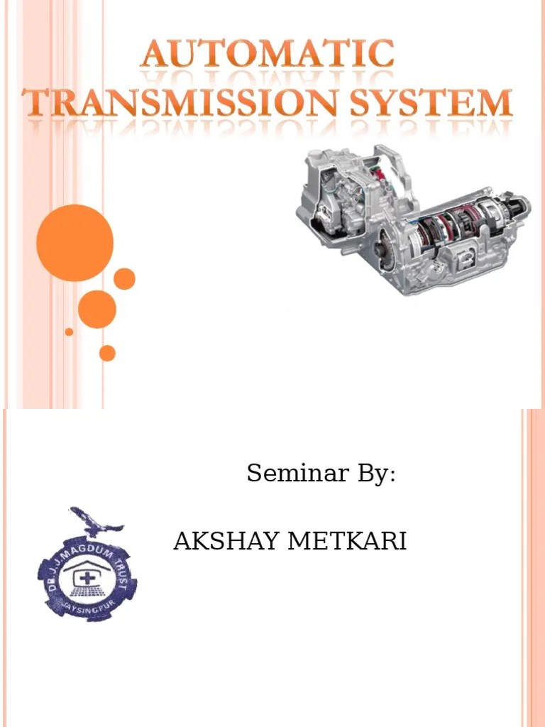Automatic Transmission - PPT 1 | PDF | Automatic Transmission | Transmission (Mechanics)