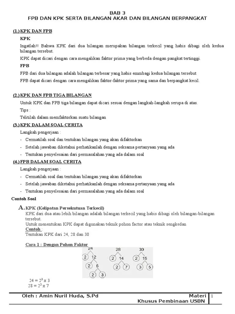 SKL 3 FPB Dan KPK | PDF