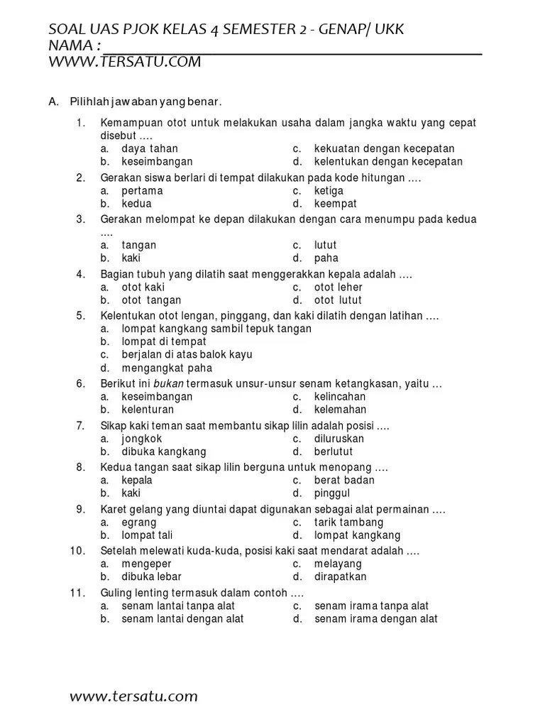 2 konsumen datang ke suatu restoran yang mereka cari bukan hanya makanan dan … Soal Ukk Pjok Kelas 4 Pdf