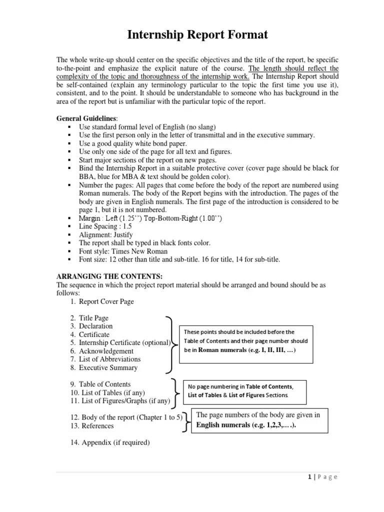 Acknowledgement it is great pleasure for me to undertake this project. Internship Report Format Pdf Pdf Survey Methodology Internship