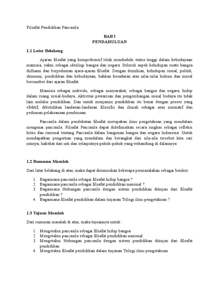 Mirza hendrawan ardhana nim : Makalah 2 Filsafat Pendidikan Pancasila Pdf
