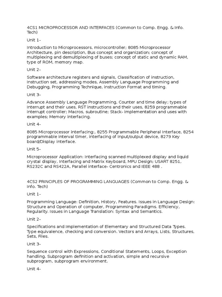 RTU 4th Sem Syllabus | PDF | Modulation | Probability Distribution