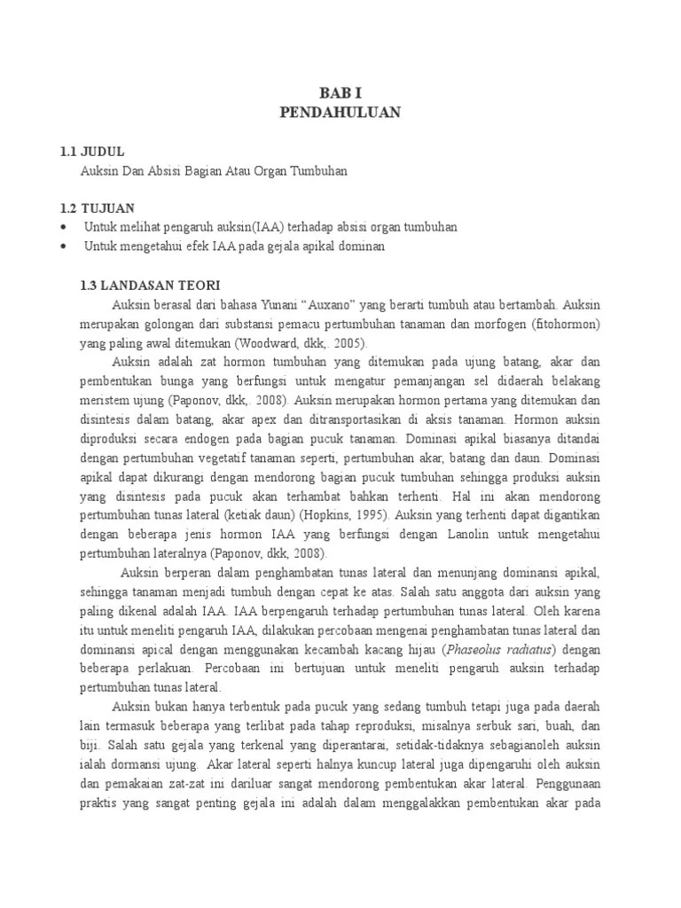 Absisi Pada Tanaman | PDF