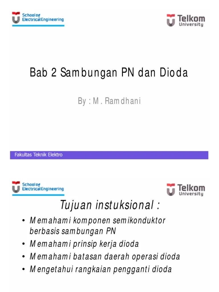 Bab 2 Sambungan Pn Dan Dioda