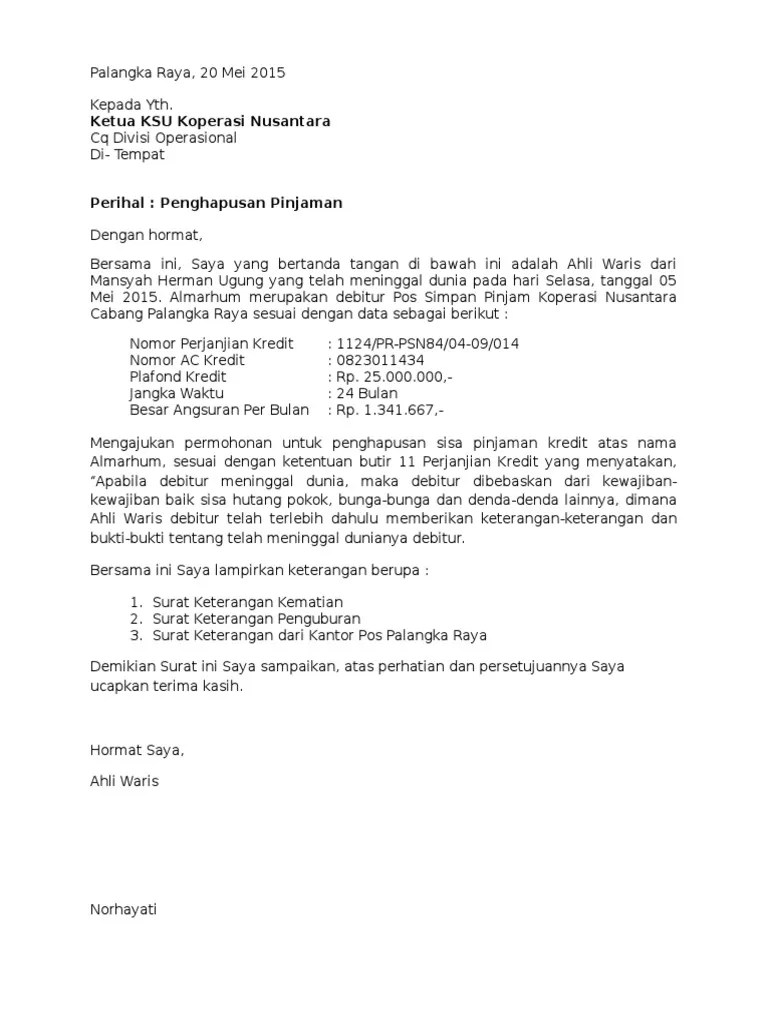Anda akan memperoleh email dari pln tentang permohonan perubahan daya. Surat Permohonan Keringanan Denda Beinyu Com
