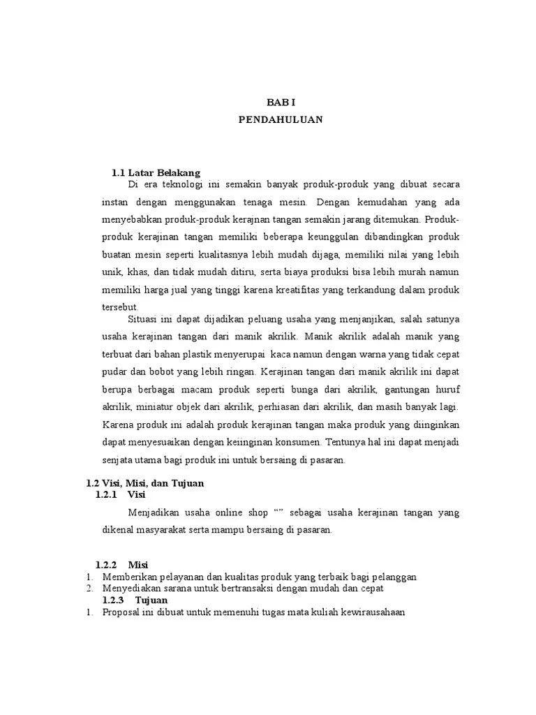Materi pembelajaran contoh proposal usaha proposal usaha judul: Proposal Kwu Pdf