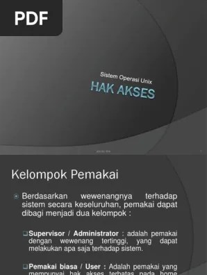 Hak Akses | PDF