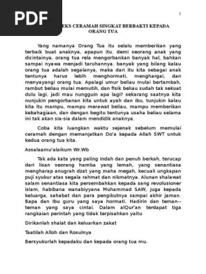 pidato anak madrasah ibtidaiyah dalam ajang lomba pidato tingkat kabupaten Pidato Singkat Tentang Berbakti Kepada Orang Tua Dan Guru Seputaran Guru