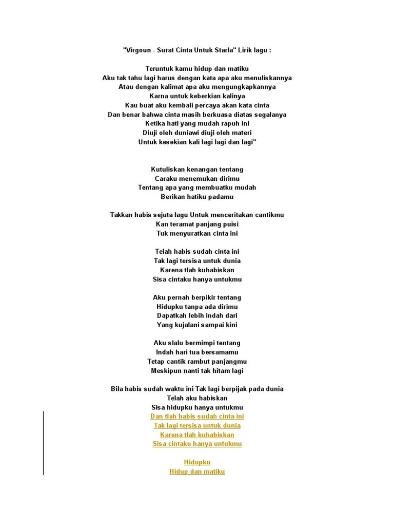 Lirik Lagu Bukti Lengkap