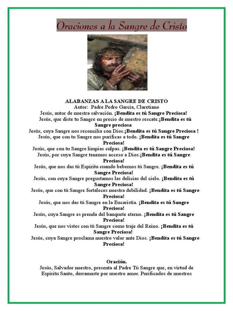 Alabanzas A La Sangre De Cristo 2 | PDF | Cristo (título) | Eucaristía