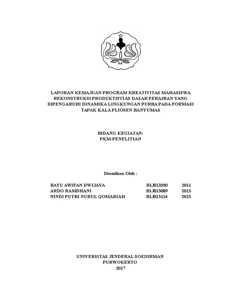 Sosiologi (lanjutan) > ujian, soal, dsb. Laporan Kemajuan Pkm Pe