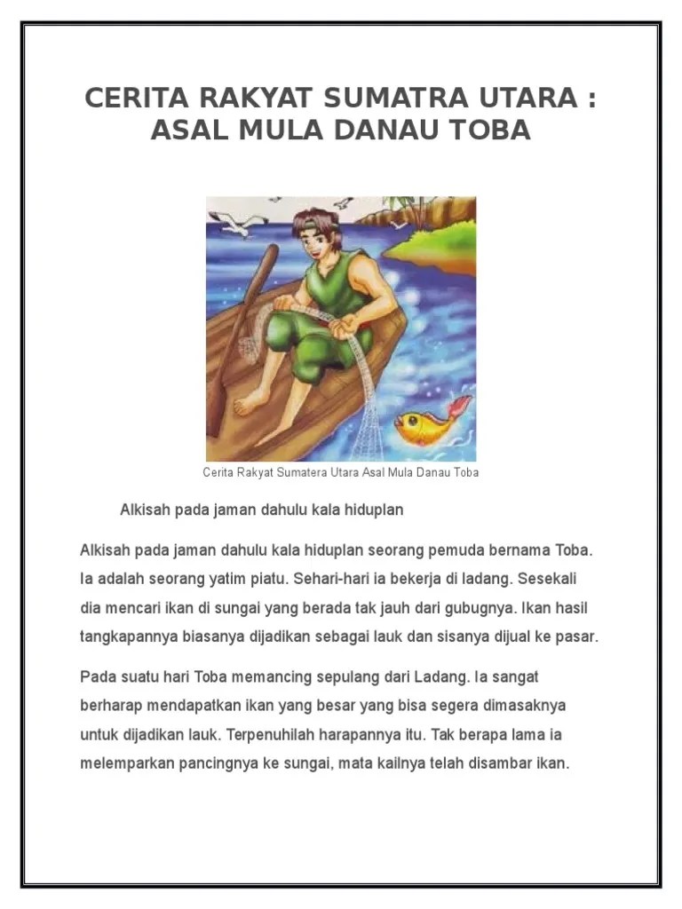 Legenda Danau Toba Dalam Bahasa Jawa Yuni Cute766
