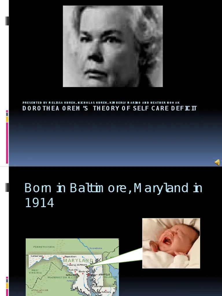 Dorothea Orems Theory Of Self Care Deficit | PDF | Nursing | Health Care