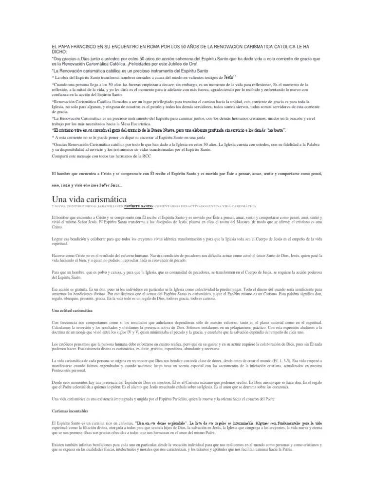 Objetivos Rcc Pdf Espíritu Santo Cristo Título