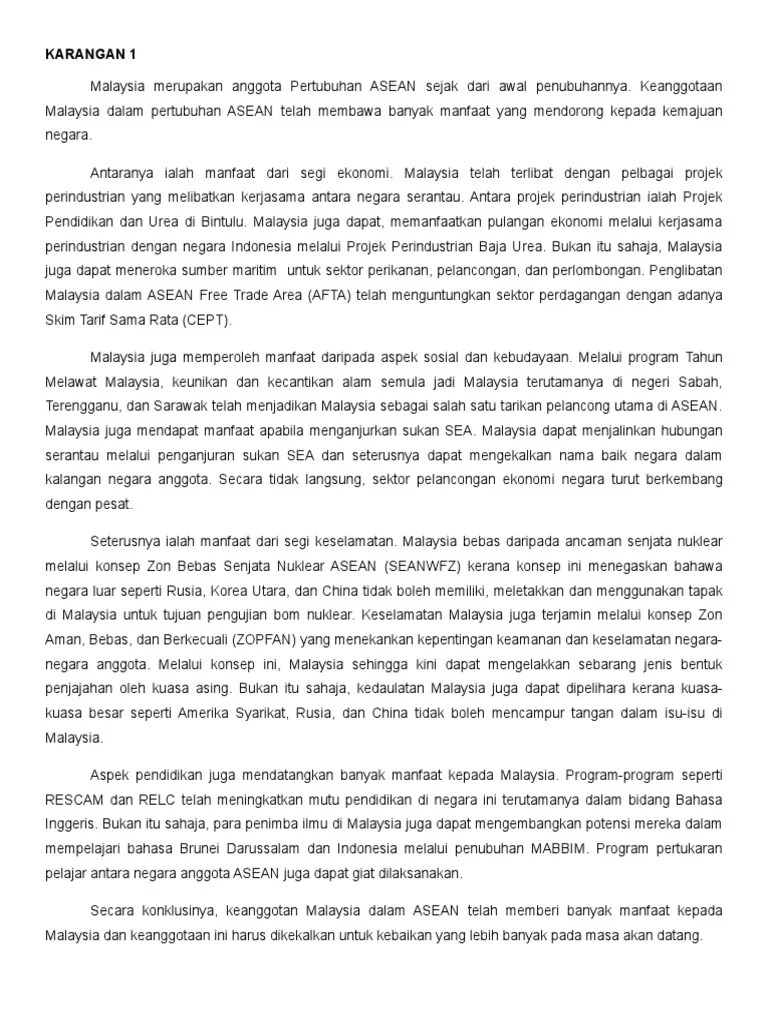 Contoh Karangan Penggal 3 Pengajian Am Cute766