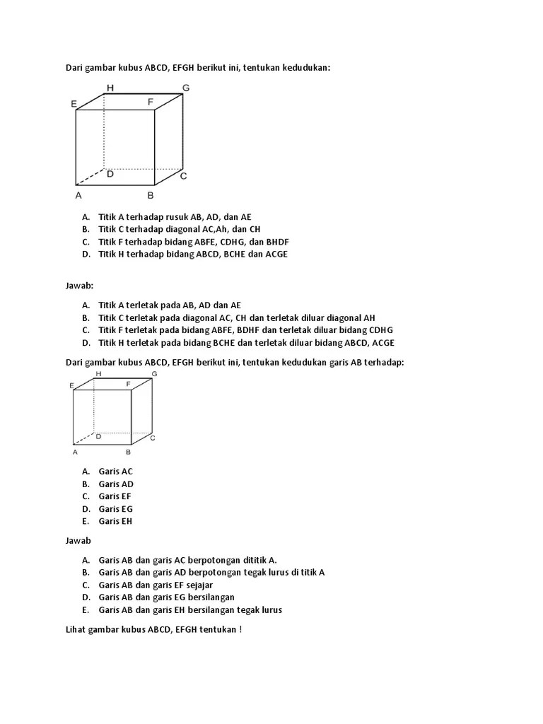 Jawaban Matematika Yang Ke 2 | PDF
