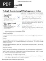 FDAS Testing & Commissioning Methodology | PDF | Building Engineering | Electrical Engineering