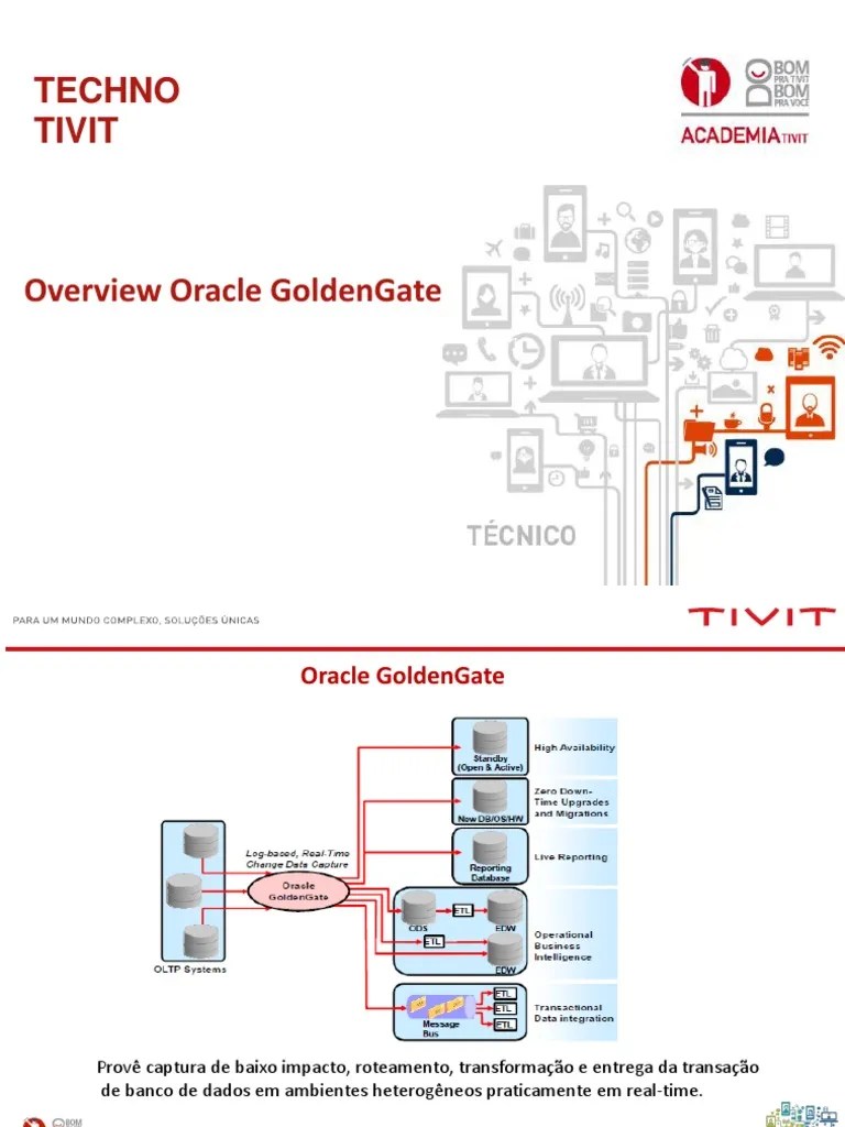 Overview Oracle Golden Gate | PDF | Processo (informática) | Suíte De ...