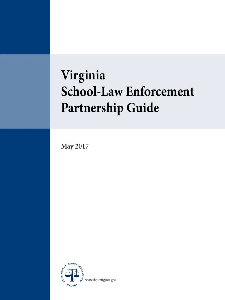 School Resource Officer Program Guide | PDF | Community Policing ...