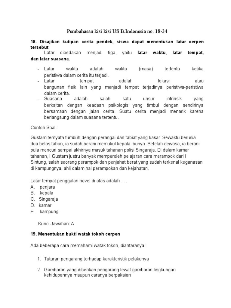 Contoh Soal Dan Jawaban Menentukan Unsur Intrinsik Dalam Novel Jawaban Buku Cute766