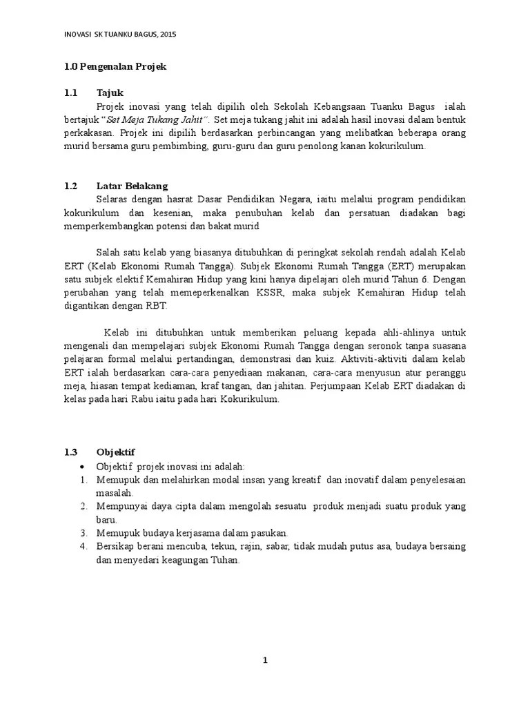 Discover short videos related to contoh projek inovasi mudah on tiktok. Inovasi Sktbs Pdf