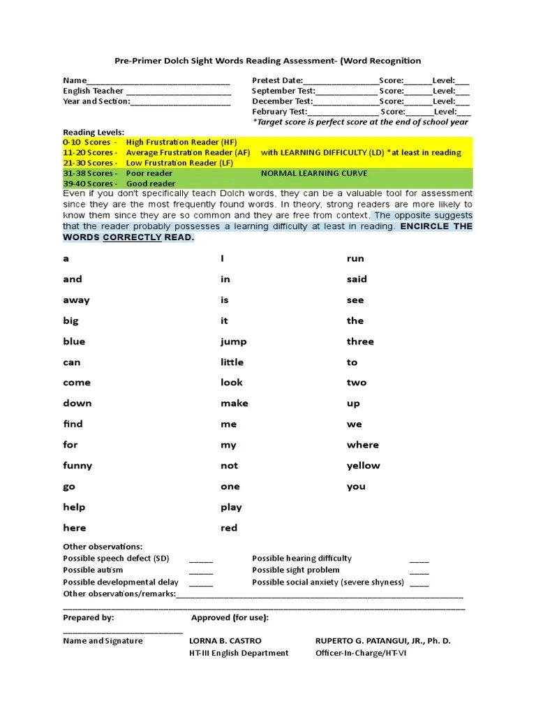 Reading Assessment 2017 | PDF | Learning Disability | Educational Psychology