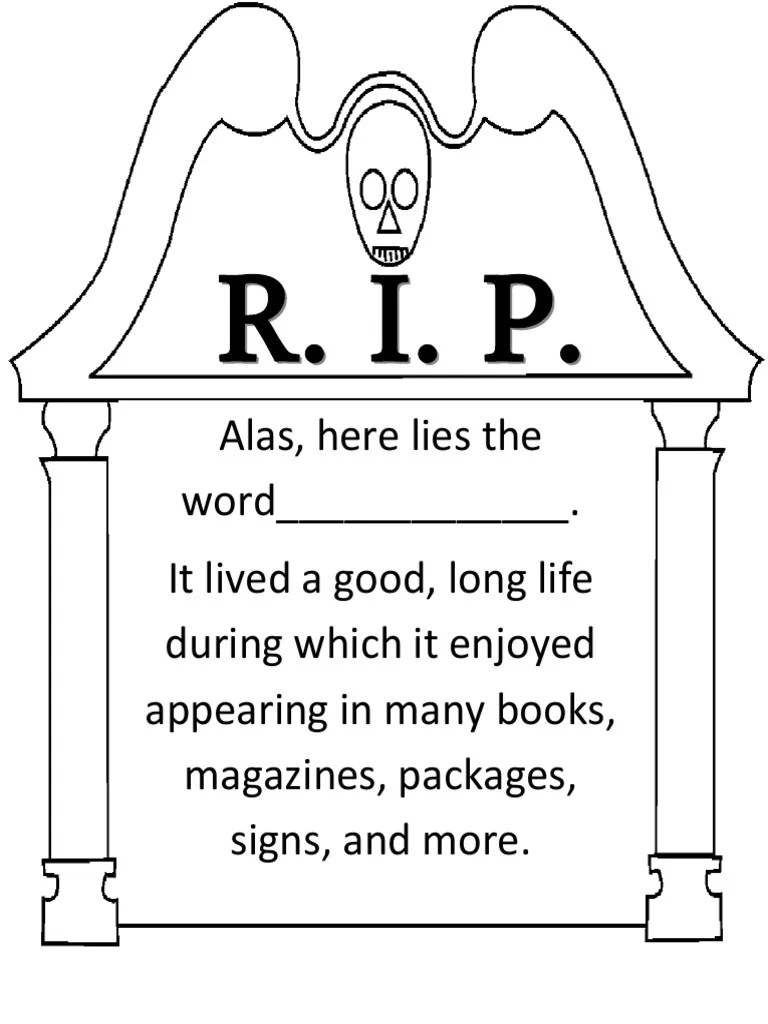 Word Obituary | PDF