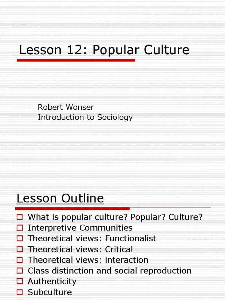 Popular Culture | PDF | Consumerism | Popular Culture