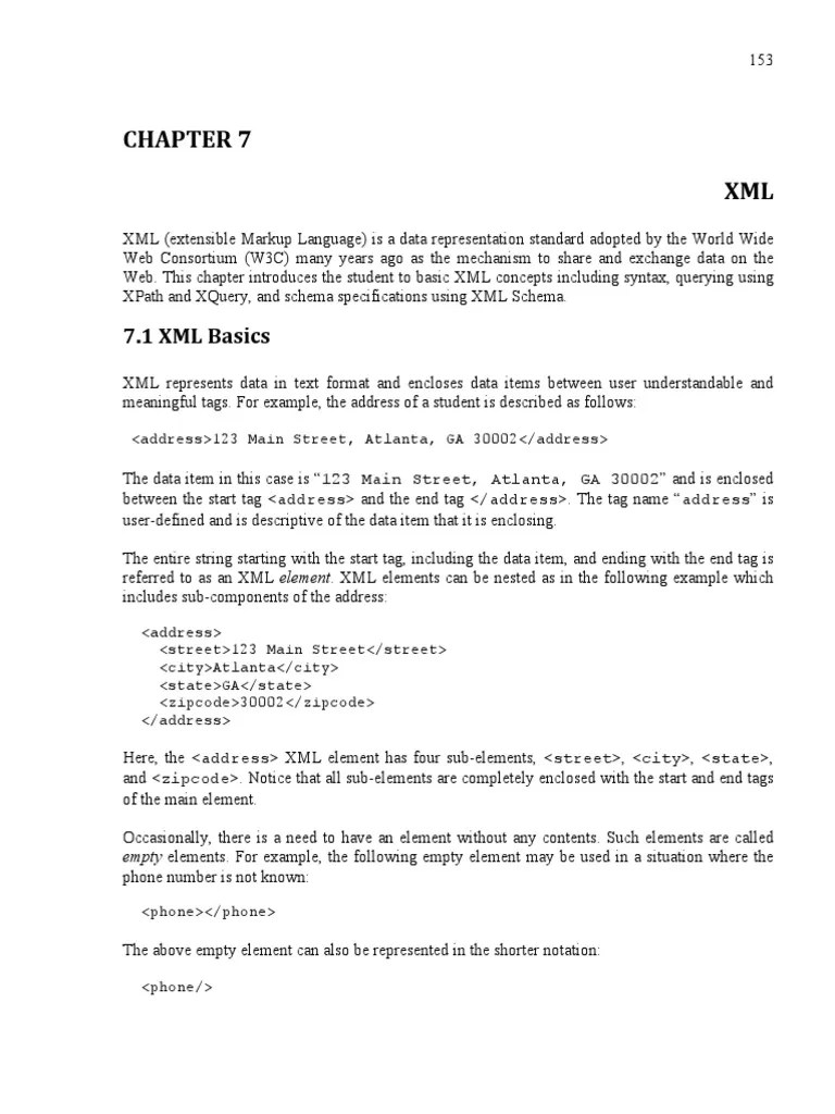 XML | PDF | X Path | Xml Schema