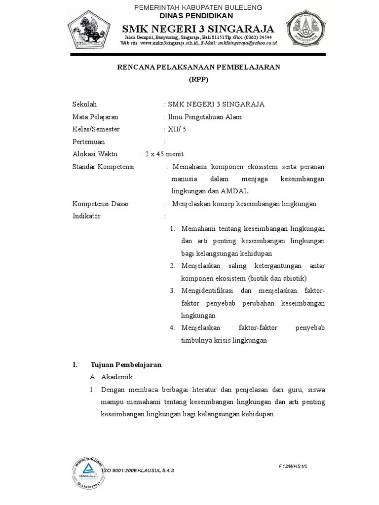 Silabus K13 Revisi Ipa Smk Kelas X Materi Keseimbangan Lingkungan Latihan Soal dan Pembahasan UN SMP IPA 2019 Soal dan Kunci Jawaban USBN IPA Kelas 12 SMKSTM Tahun 2020 50 Soal Biologi Ekosistem dan Jawabannya Pilgan Essay - Muttaqin id analisis perencanaan pembelajaran ipa pada materi ekosistem.