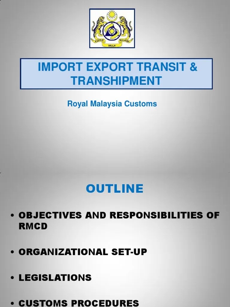 2 ExportTransitTranshipment Procedures PDF | PDF | Asset Forfeiture ...